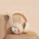 Бездротові Bluetooth навушники Onikuma B5 Cat Ear Wireless Gaming Headset BT 5.0 Ivory